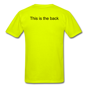 Men's T-Shirt - safety green