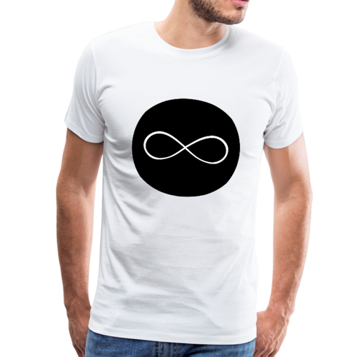 Infinity circle - white