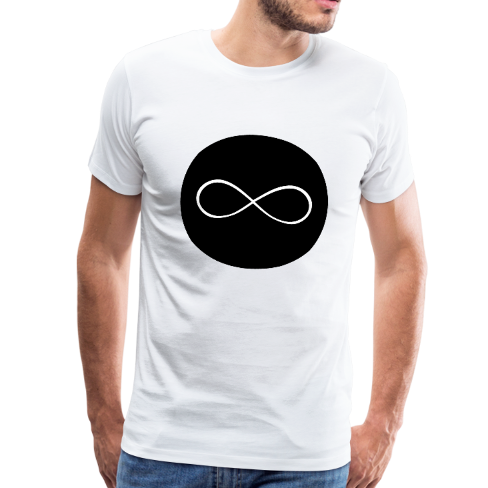 Infinity circle - white