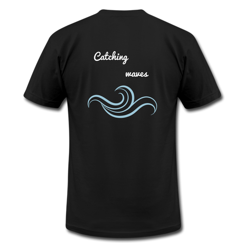 Catching waves - black